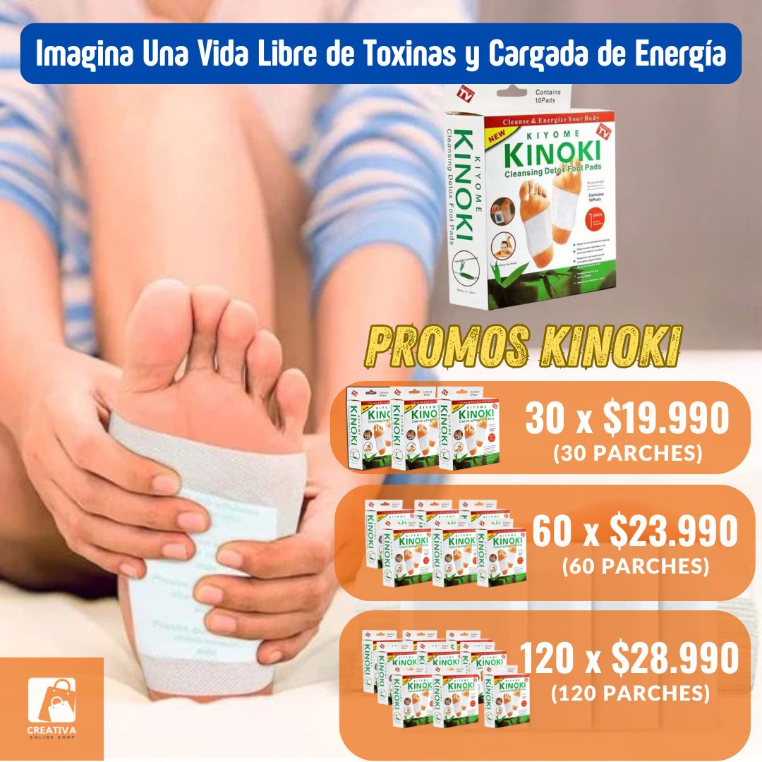 🔥Pack Parches para pie kinoki lleva 3 y paga 2 (30 parches)