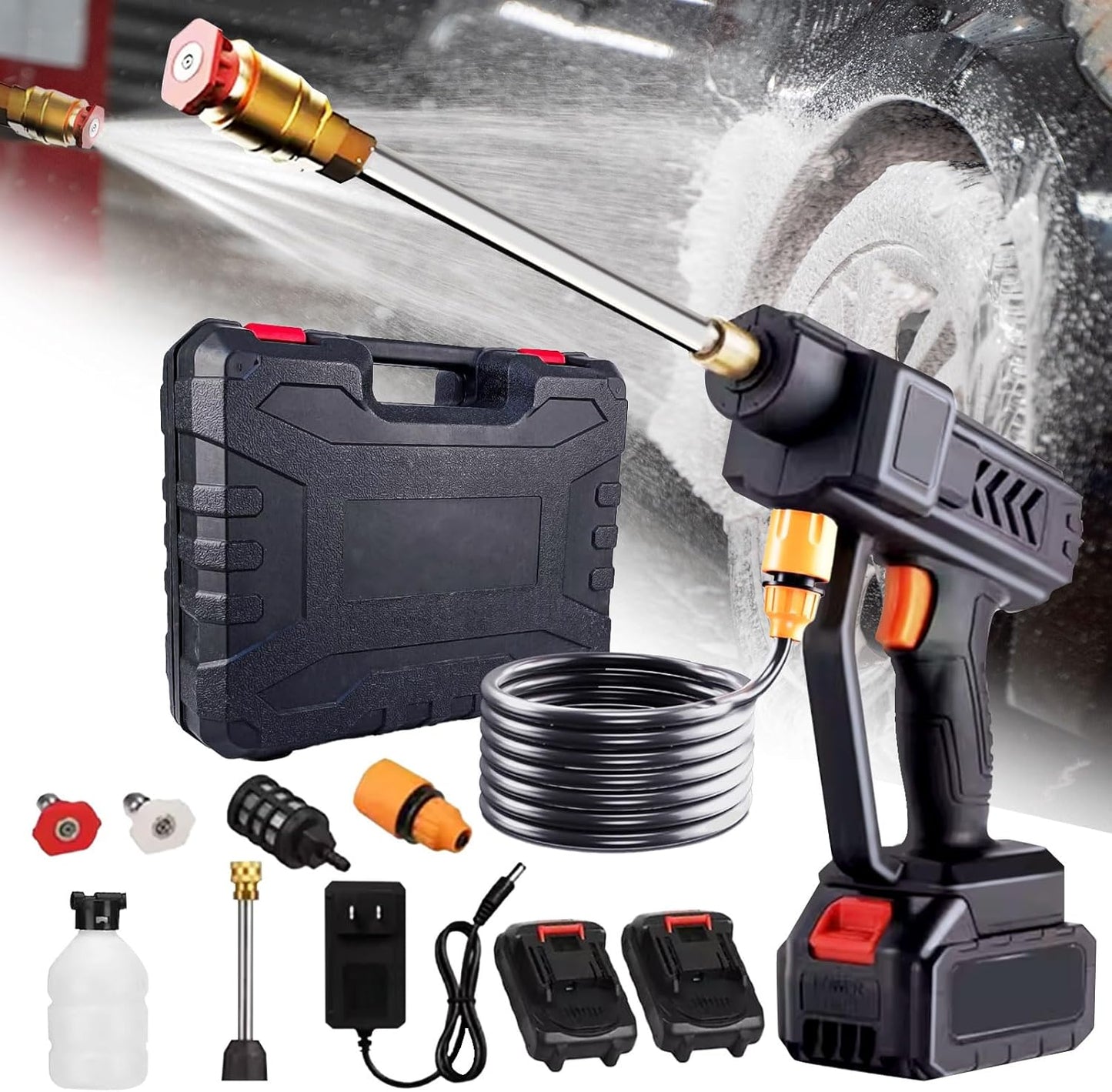 Hidrolavadora portatil 2 baterias
