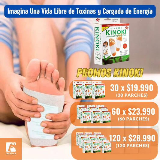 🔥Pack Parches para pie kinoki lleva 3 y paga 2 (30 parches)