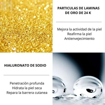 2 UNIDADES SERUM FLAMENCO ANTIARRUGAS LUX 24K + Ebook de regalo