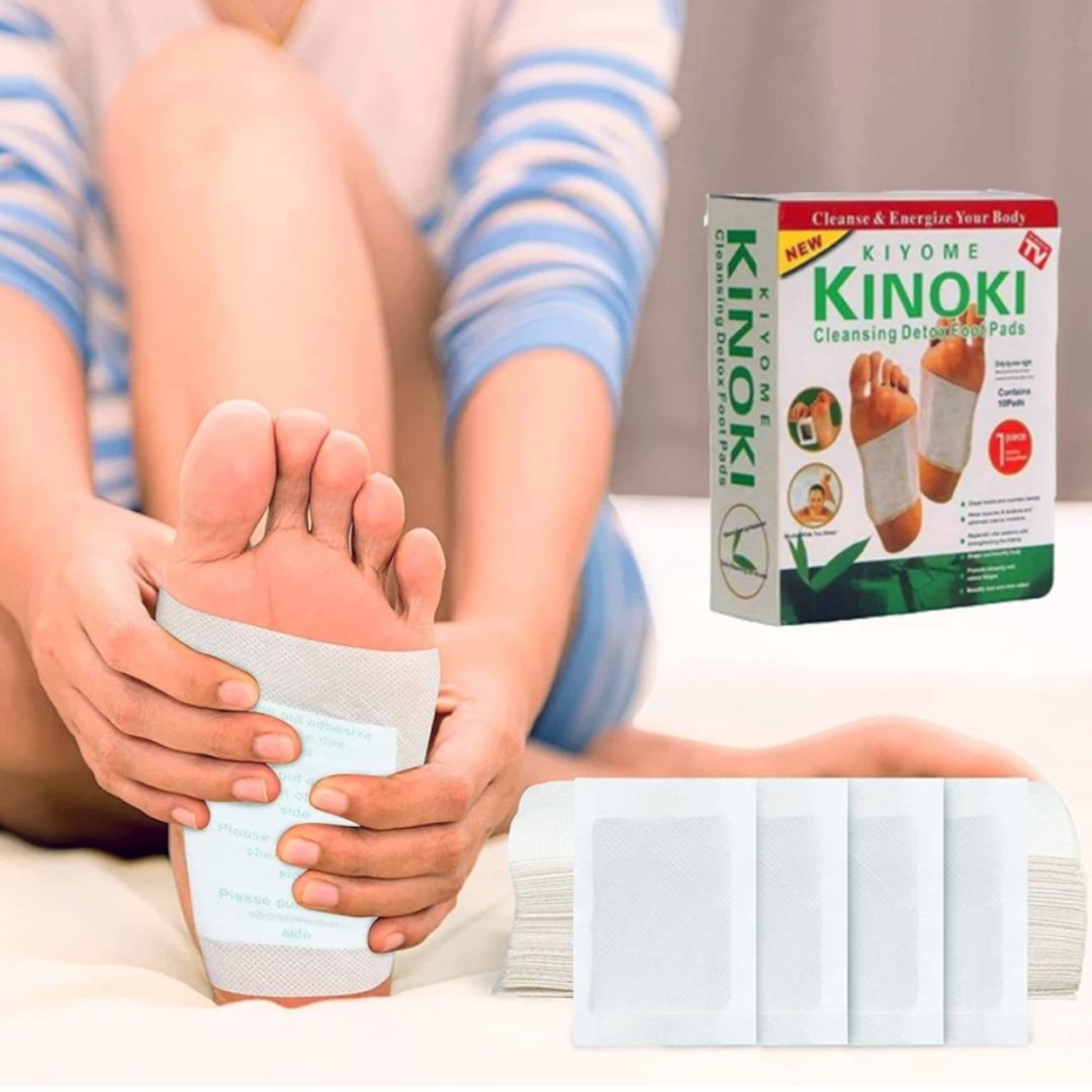 PROMO 5 PACKS PARCHES KINOKI (50 UNIDADES) + 10 parches para Rodilla Gratis