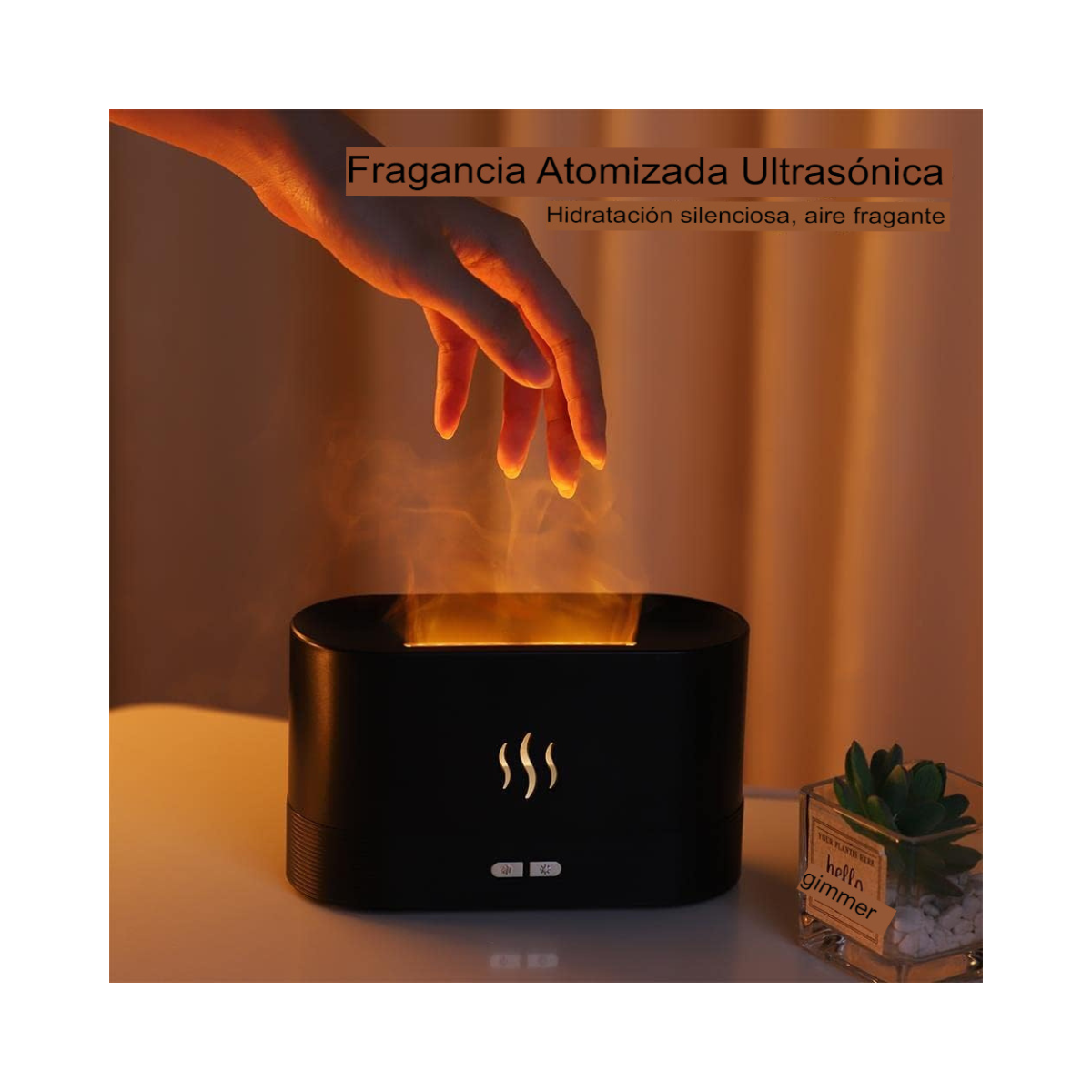 Lámpara Humidificadora y Aromaterapia