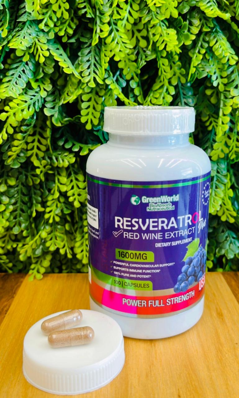 🌱 Resveratrol® 100% Puro – Protege tu Cuerpo, Rejuvenece tu Salud y Vive Mejor 🌱