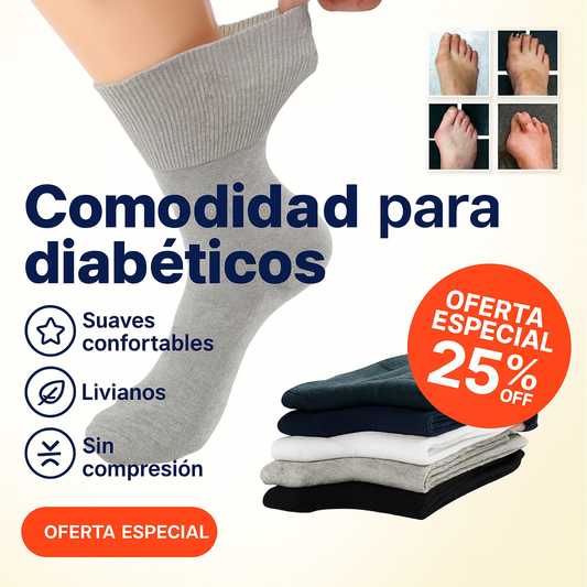 Doce Pares de Calcetines para Diabeticos