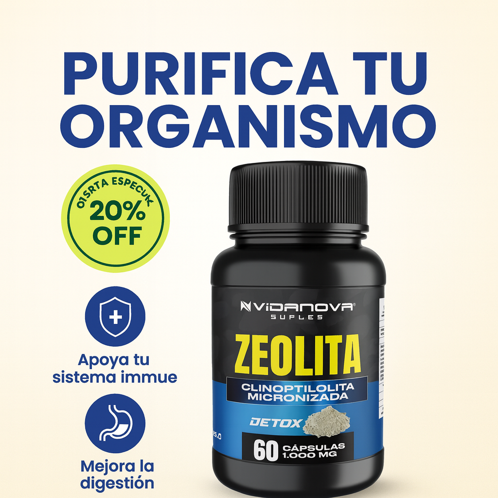 ZEOLITA 1000MG 60CAPS